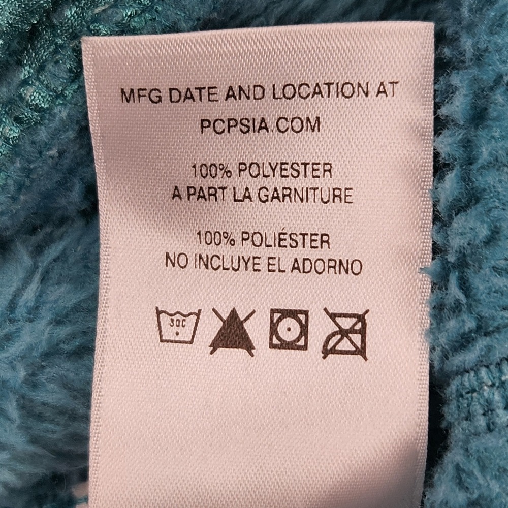 Patagonia Re Tool Snap T Pullover Womens Small Turquoise Teal Sweater - Picture 5 of 11